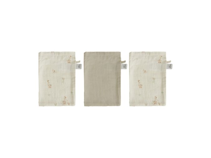 Bambusové mušelínové žínky Bébé-Jou Dear Goose 3ks