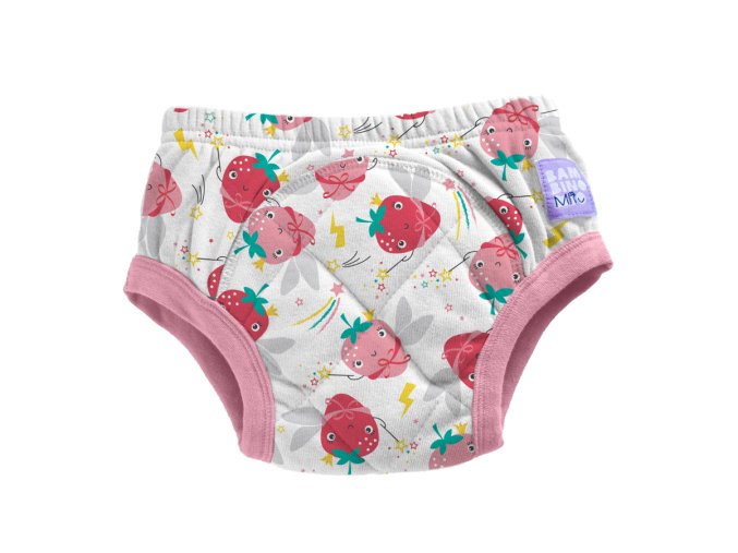 Bambino Mio učící plenky 3-4 roky Super Strawberry prošívané