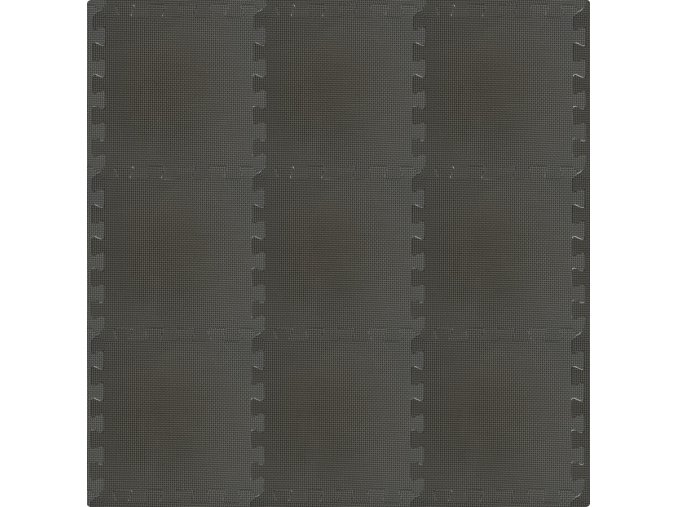 Hrací podložka puzzle s rovným okrajem Cool Gray 92x92 cm