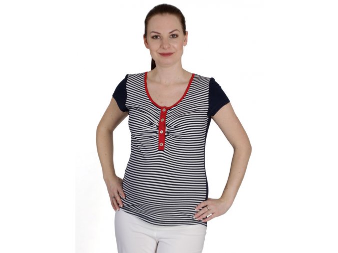 Těhotenské a kojící tričko Rialto Dison 0467 (Dámská velikost 36)