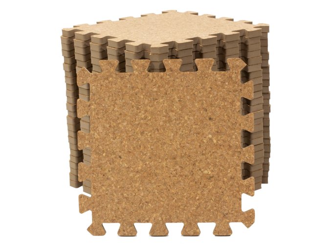Hrací podložka z korkových puzzlí 150x150cm