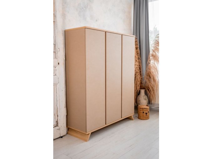 Skříň třídílná Faktum Sienna Cappuccino