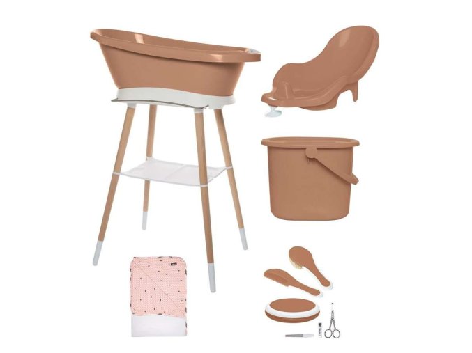 B428904T Digitální koupací sada Bébé-jou Sense Plus Copper 7 dílná s osuškou