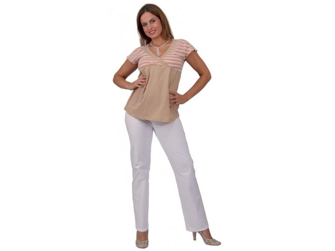 Těhotenské tričko z organické bavlny Rialto Doncols 0181 (Dámská velikost 36)