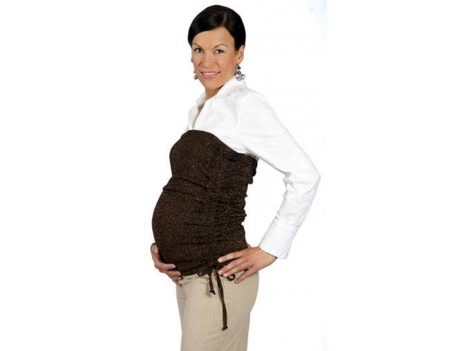 Těhotenský břišní pás z velmi příjemného a efektního materiálu.