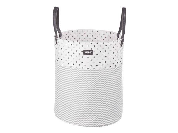Koš na hračky velký Luma Mixed White