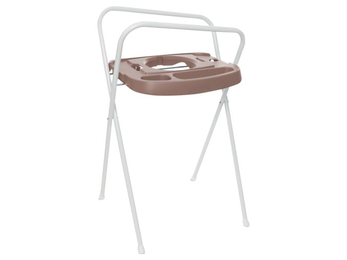 Kovový stojan Click na vaničku Bébé-Jou 98 cm Mocha Mousse/Dear Goose hnědý