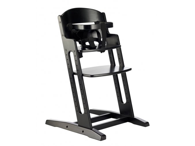 DanChair black 2638 03 rostoucí dřevěná židlička pro děti od 6ti měsíců