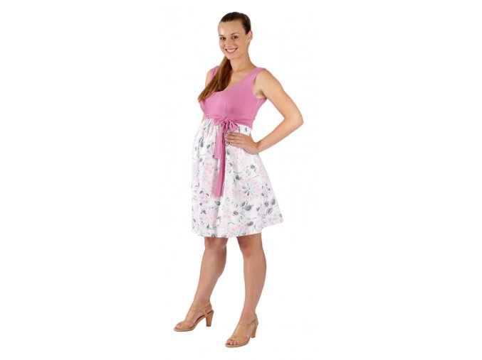 Těhotenské šaty Rialto Lacroix UP 0036 (Dámská velikost 36)