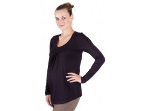 Těhotenské tričko Rialto Rimogne černá 0156 (Dámská velikost 36)