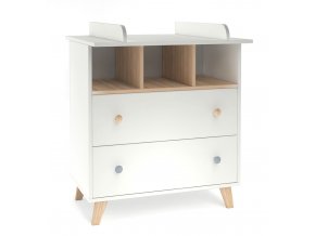 Přebalovací komoda Faktum Colette White smontováno z výstavy, sleva