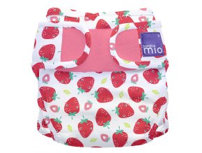 Bambino Mio Miosoft svrchní plenkové kalhotky Strawberry Cream 9-15kg