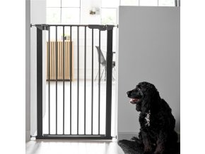 20916 5690 DogSpace Bonie extra vysoká branka 105 cm, kovová, černá, pro psy