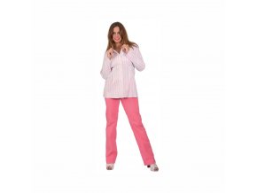 Těhotenská košile Redange růžový proužek 0216