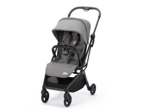 Světle šedý sportovní kočárek Recaro Lexa Elite Silent Grey s otočnou sedačkou do 22kg