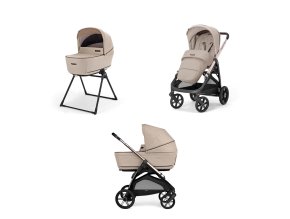 KA69S0PSBv Kočárek Inglesina Aptica Duo 2v1 2025 Pashmina Beige béžovo zlatý, s 5ti okénky ve vaničce