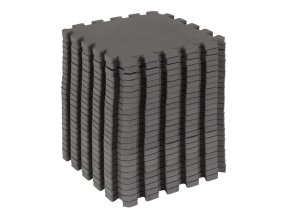 Dětský hrací koberec z 25 kusů extra silných pěnových puzzlí 5x5 SET25 cool grey , výška 1,4cm