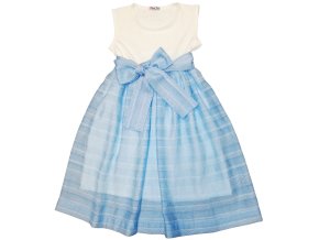 Dívčí šatičky, dětské šaty vel.104. Česká výroba, světle modré.