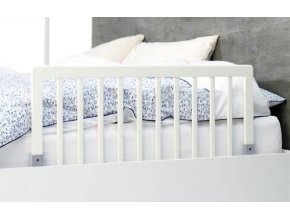Zábrana k posteli dřevěná White 45x90cm
