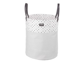 Koš na hračky velký Luma Mixed White
