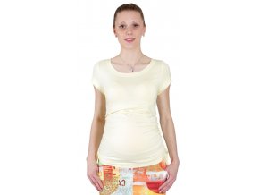 Těhotenské tričko Rialto Nonza žlutá 0065 (Dámská velikost 38)