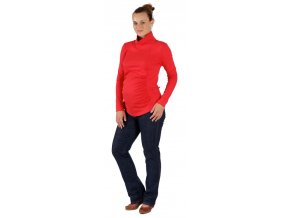 Těhotenské tričko Rialto Tolmachan červené 0069 (Dámská velikost 38)