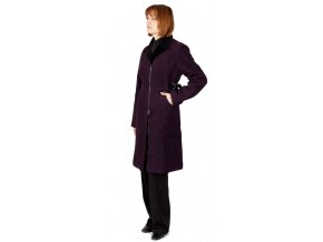 Dámský kabát Rialto Drap fialová 0086