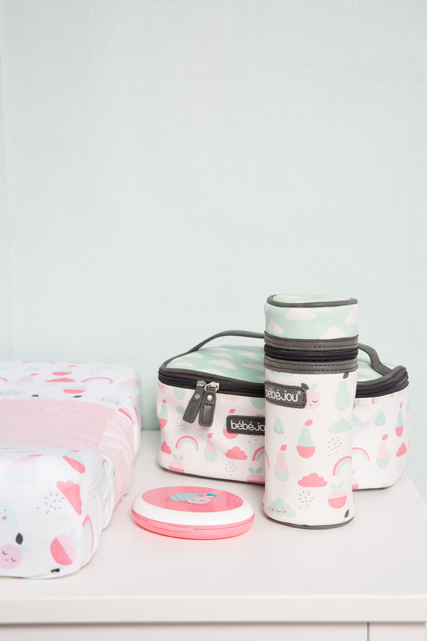 Bebe-Jou Beautycase kosmetická taška s odepínacím víkem Bébé-Jou Blush Baby" "Druh:kosmetické tašky|Použití:na kojence|Vzor:Blush Baby|