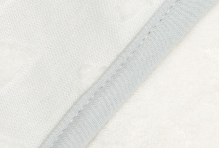 Bebe-Jou Multifunkční pléd Bébé-Jou Fabulous Shadow White" "Barva:bílé|Materiál:80% bavlna, 20% polyester|Motiv/Serie:Fabulous/Shadow White|Rozměry:100 x 75 cm|Vzor:Fabulous|