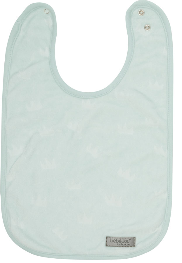 Bebe-Jou Bryndáčky Bébé-Jou Fabulous Morning Mint 2ks" "Barva:Mentolová|Materiál:80% bavlna, 20% polyester|Vzor:Fabulous|Zapínání:baby patent|