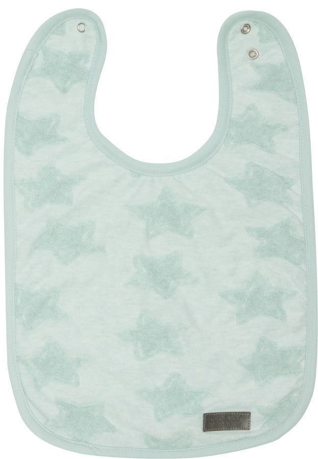 Bebe-Jou Bryndáčky Bébé-Jou Fabulous Morning Mint 2ks" "Barva:Mentolová|Materiál:80% bavlna, 20% polyester|Vzor:Fabulous|Zapínání:baby patent|