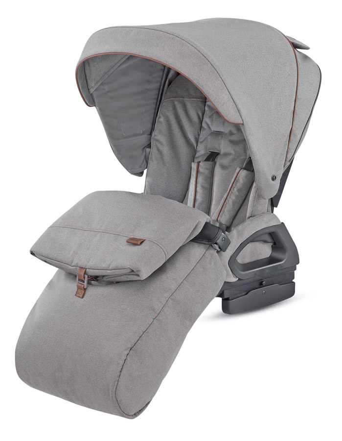Inglesina Inglesina náhradní potah stříšky ke sportovní sedačce Quad Derby Grey" "Barva:šedé|Druh:sedačky|Hmotnost:0,4|