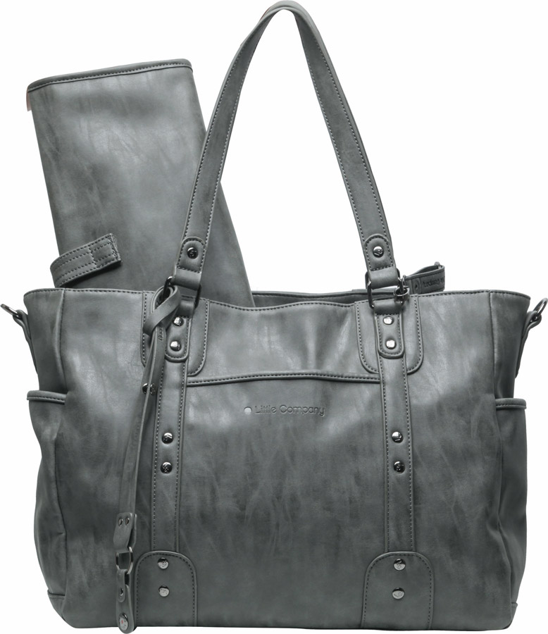 Little Company Přebalovací taška Paris Studs antracite" "Barva:šedé|Lze připevnit ke kočárku:ano|