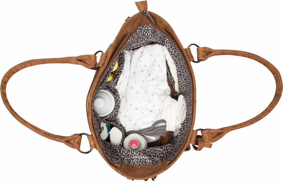 Little Company Přebalovací taška Vienna cognac" "Barva:hnědé|Lze připevnit ke kočárku:ano|