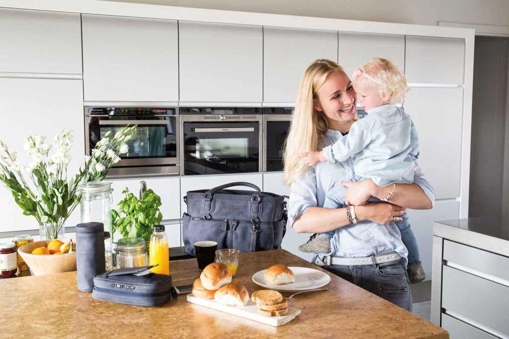 Little Company Pouzdro na lahvičku Gwen Navy" "Barva:modré|Typ produktu:termoobaly|