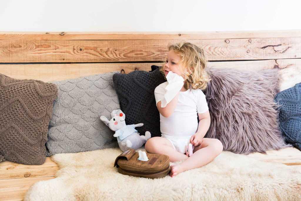 Little Company Pouzdro na ubrousky Alice cognac" "Barva:hnědé|Druh:pouzdra na ubrousky|Použití:na kojence|