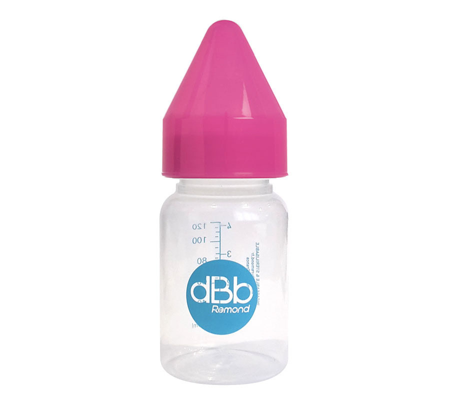 dBb Remond dBb kojenecká lahvička PP 120ml, savička silikon,NN, barva Pink
