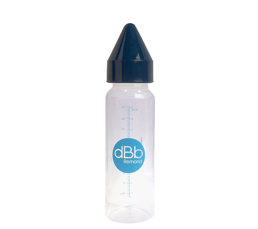 dBb Remond dBb kojenecká lahvička PP 270 ml, savička NN. Kaučuk, Dark Blue
