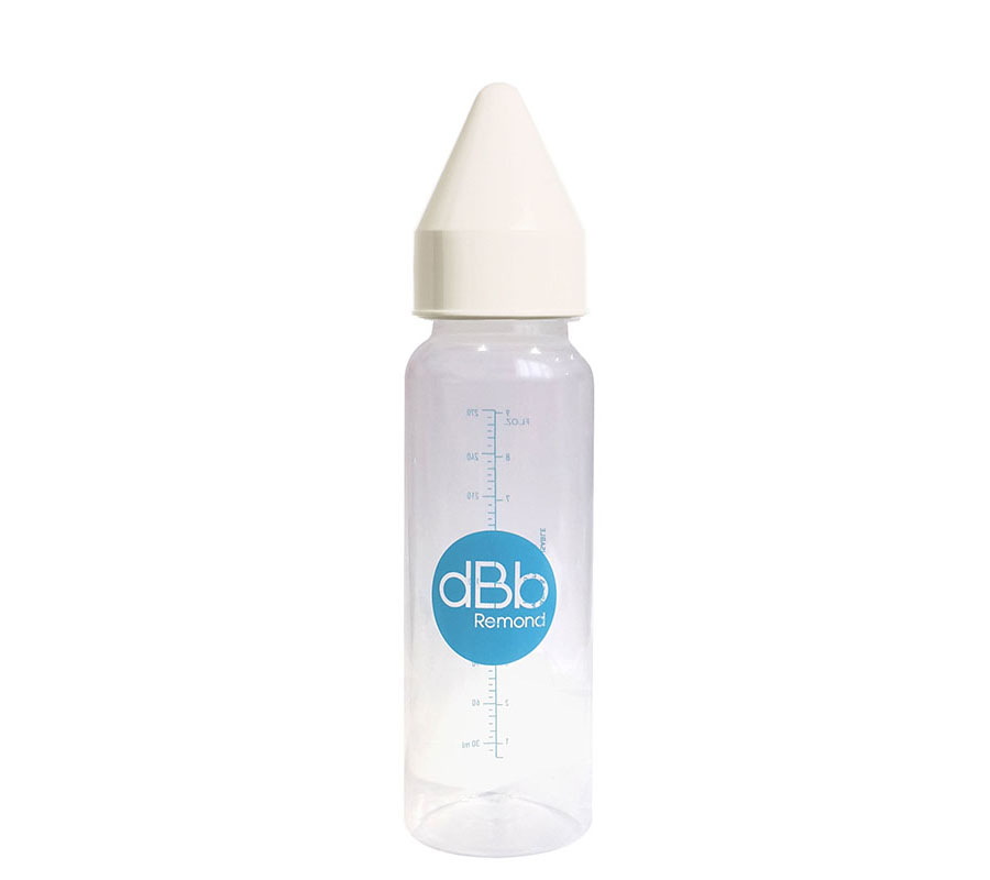 dBb Remond dBb kojenecká lahvička PP 270 ml, savička NN. Kaučuk, White