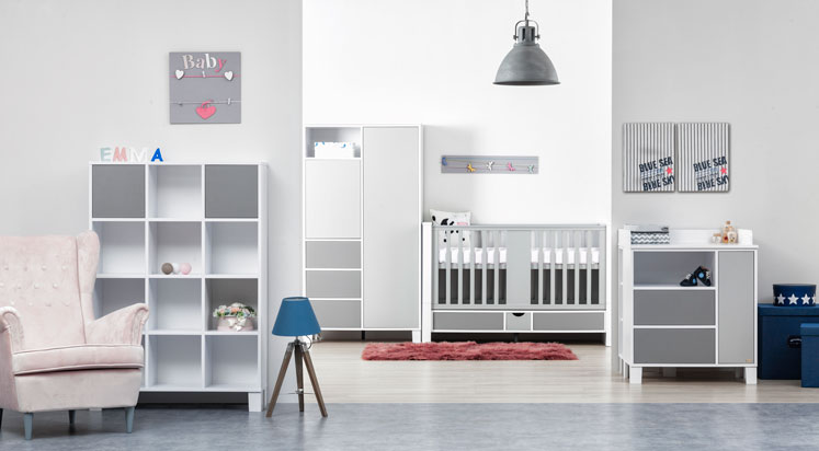 Faktum Komoda Faktum Holly Grey" "Barva:šedé|Typ:komody|