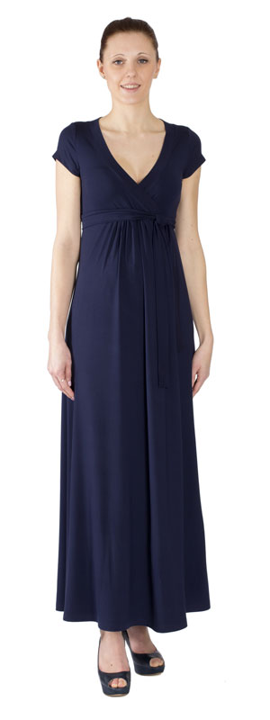 Těhotenské a kojící šaty Rialto Lonchette tmavě modré 0466 Dámská velikost: 42