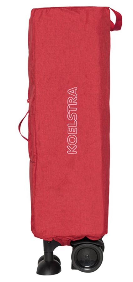 Koelstra Koelstra cestovní postýlka T5 Red Melange" "Barva:červené|Cestovní:ano|Kolečka:ano|Rozměry:120x60|