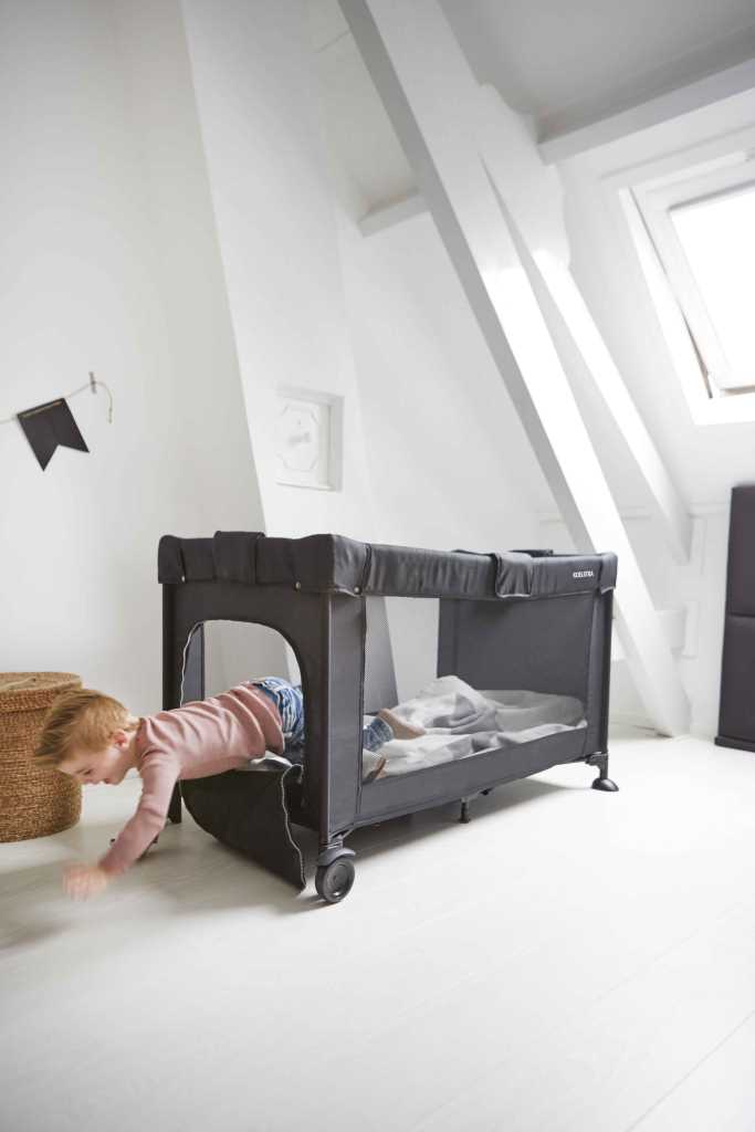 Koelstra cestovní postýlka T5 s polohováním Grey
