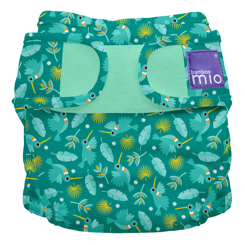 Bambino Mio Bambino Mio Miosoft plenkové kalhotky Hummingbird 3-9kg" "Barva:vzorované|Druh plenek:látkové|Hmotnost dítěte:3 - 9 kg|Materiál:PUL|Typ:svrchní|Vzor:Hummingbird|Značka:Bambino Mio|