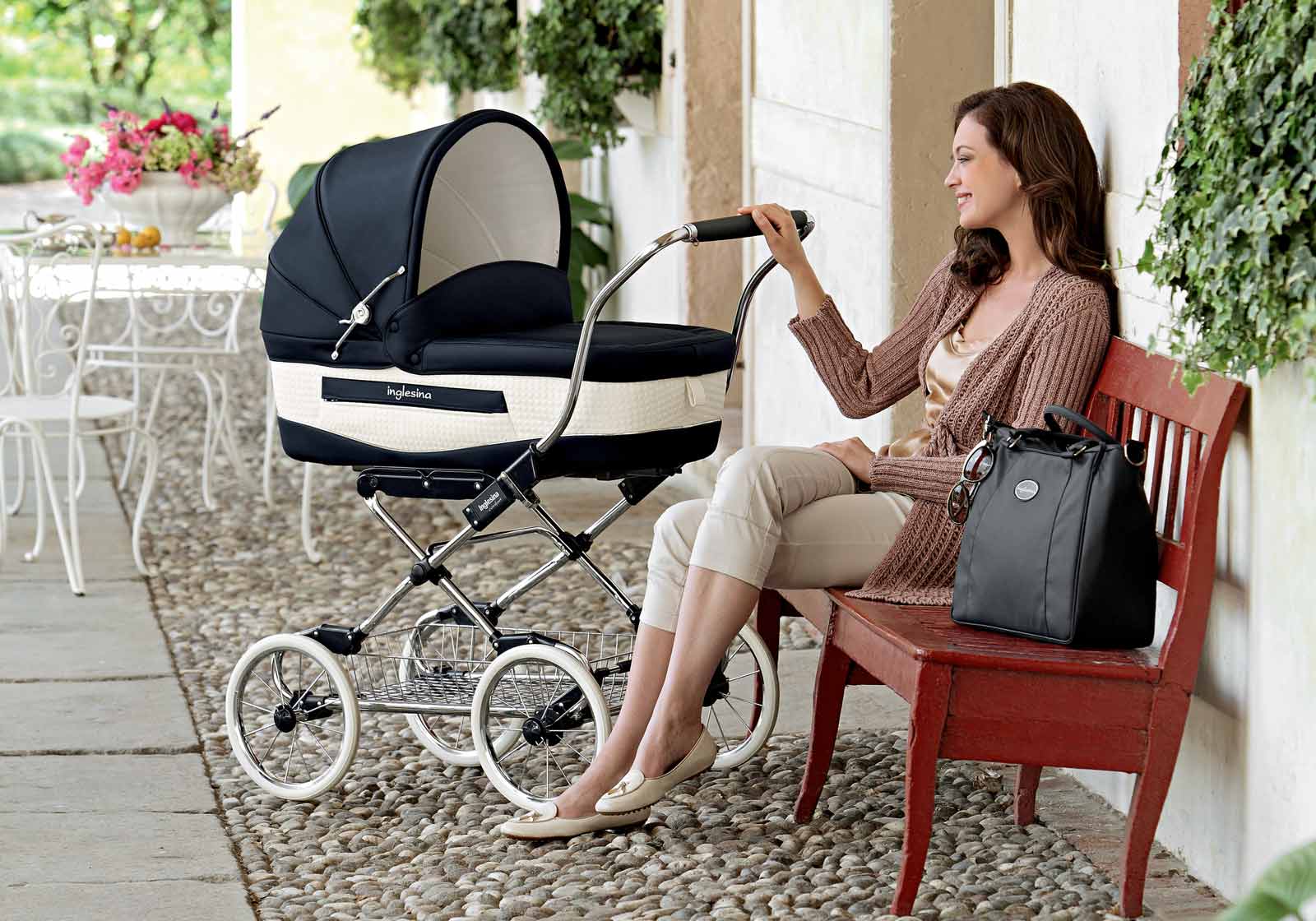 Inglesina Kolečko k podvozku Inglesina Comfort Chrom Blue