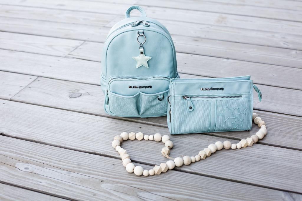 Little Company Dětský batoh Mika knit mint" "Barva:Mentolová|Druh:batohy|Kategorie:Batohy, tašky a kabelky|Rozměry:26 x 18 x 10,5|