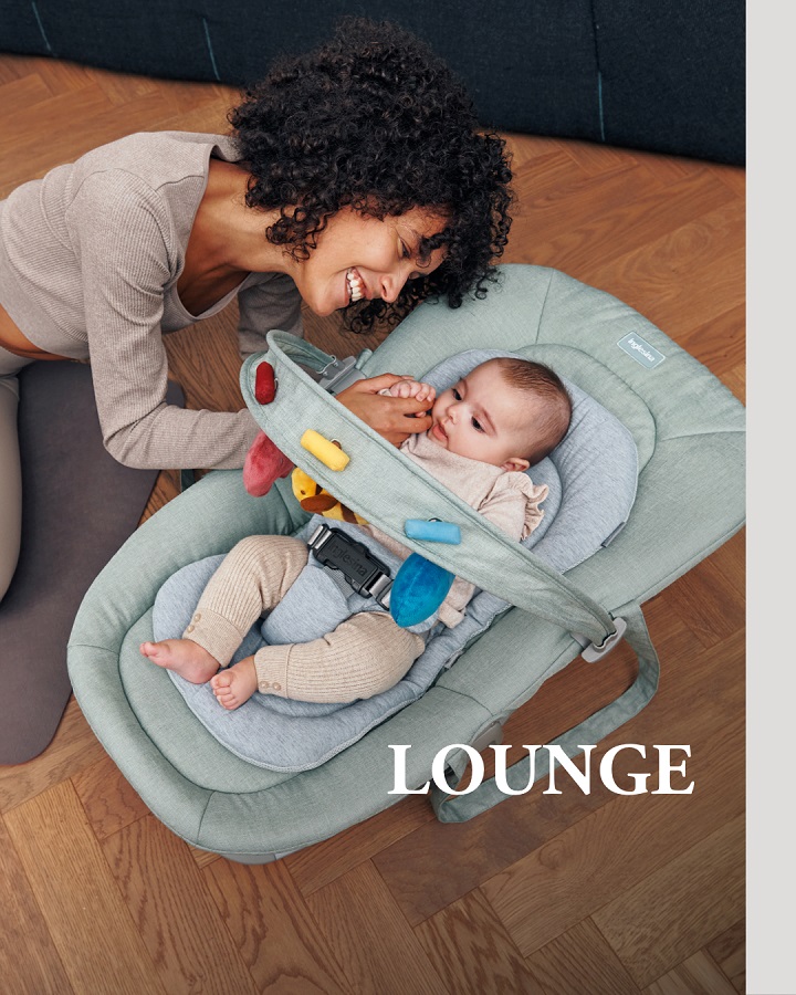 Inglesina Inglesina hudební lehátko LOUNGE MINT" "Barva:Mentolová|Nosnost:9 kg|Požadované vlastnosti:Nastavitelné|Určení:pro kluky i holky|