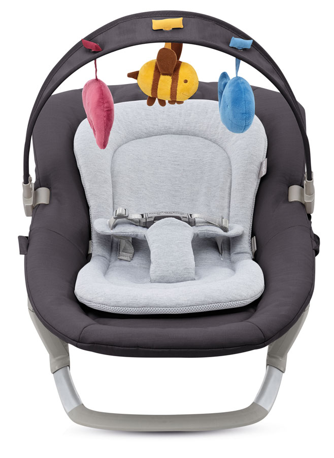 Inglesina Inglesina hudební lehátko LOUNGE PEPPER" "Barva:šedé|Nosnost:9 kg|Požadované vlastnosti:Nastavitelné|Určení:pro kluky i holky|