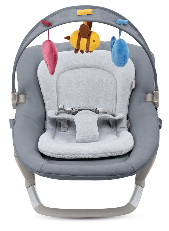 Inglesina Inglesina hudební lehátko LOUNGE SUGAR" "Barva:šedé|Nosnost:9 kg|Požadované vlastnosti:Nastavitelné|Určení:pro kluky i holky|