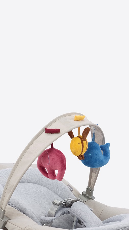 Inglesina Inglesina hudební lehátko LOUNGE SUGAR" "Barva:šedé|Nosnost:9 kg|Požadované vlastnosti:Nastavitelné|Určení:pro kluky i holky|